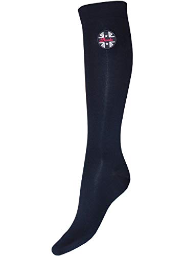 SPOOKS Reitsocken für Damen Mädchen Kinder Reitstrümpfe Unisex Reit-Kniestrümpfe - Sox Navy Onesize 37-41 im Sale