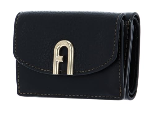 Furla Primula Compact Wallet Trifold Nero im Sale