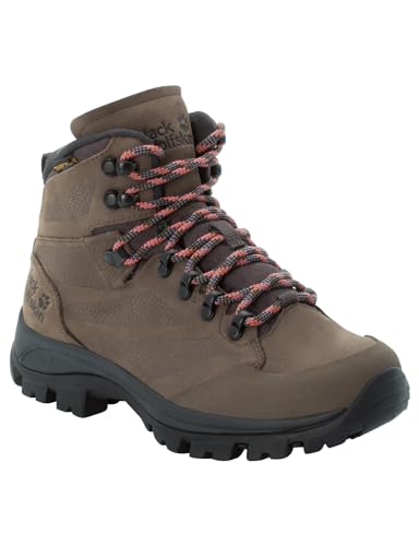 Jack Wolfskin Damen Rebellion Texapore Mid W Walking-Schuh, Brown/Phantom, 39 EU im Sale