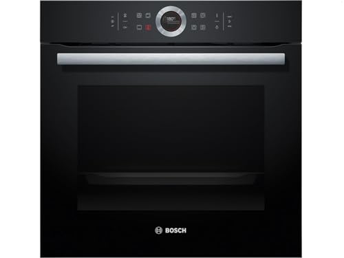 Bosch HBG635BB1 Serie 8 Einbau-Backofen, 60 x 60 cm, Made in Germany, EcoClean Direct Reinigungshilfe, AutoPilot 10 10 Automatikprogramme, 4D Heißluft Backen auf 4 Ebenen, TFT-Touchdisplay im Sale