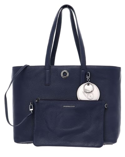 Mandarina Duck Damen Mellow Leather, Blau (Dress Blue), 36x27x15 (L x H x W) im Sale