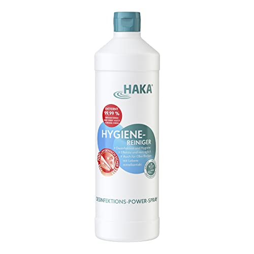 HAKA Hygienereiniger | 1 Liter Nachfüllflasche | Reiniger für Küche, Haushalt und Bad