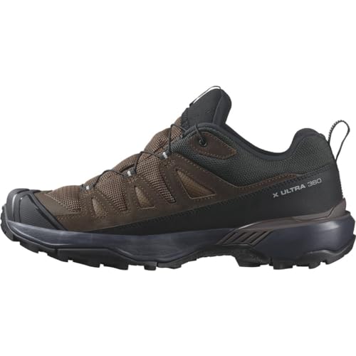 Salomon X Ultra 360 Leather Gore-Tex Wasserdichte Herren Wanderschuhe, Outdoor-bereit, Grip, Schutz bei jedem Wetter, Dark Earth, 46 im Sale