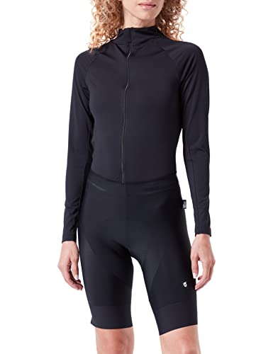 Gonso SQlab GO W, Damen Fahrradhose, Tights mit ergonomischem SQlab Sitzpolster, Innovative Schnittführung ohne Seitennaht, Enganliegende Passform, Schwarz, Gr. 40 im Sale