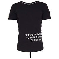 Thumbnail for Roberto Geissini T-Shirt Life´S Too Short Black XL im Sale