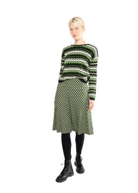 Thumbnail for Blutsgeschwister Damen Chic Promenade Pullover, Greenish Miss Sunny, M