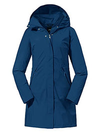 Thumbnail for Schöffel Damen Parka Sardegna L, wind- und wasserdichte Regenjacke für Frauen mit praktischen Taschen, leichte Damen Jacke für Frühling und Sommer, dress blues, 34 im Sale