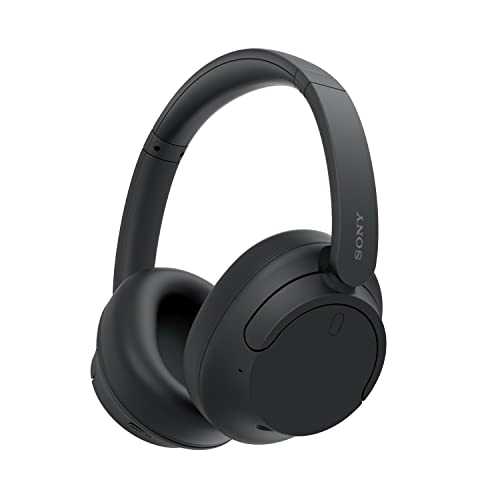 Sony WH-CH720N Kabelloser Bluetooth-Kopfhörer mit Noise Cancelling - bis zu 35 Stunden Akkulaufzeit und Schnellladefunktion - Schwarz im Sale