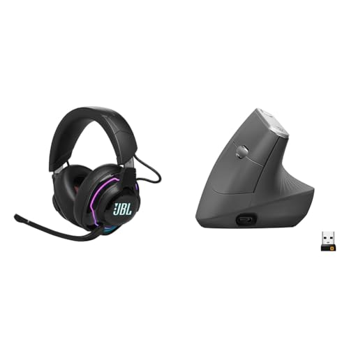 JBL Quantum 910 Over-Ear Gaming Kopfhörer – Wireless 2 & Logitech MX Vertical im Sale