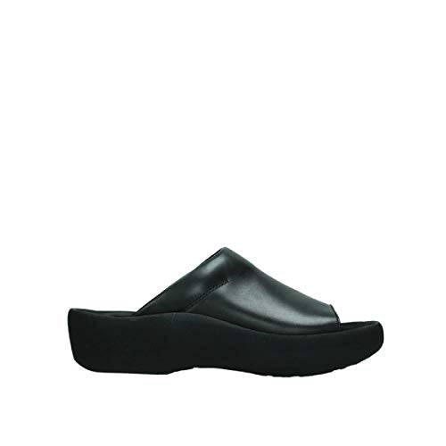 Wolky Comfort Pantoletten Nassau - 30000 Leder schwarz - 42 im Sale