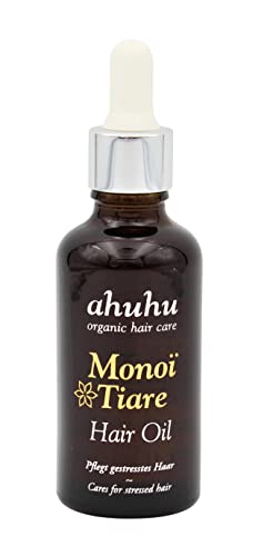 ahuhu organic hair care Monoi Tiare Haar Öl 50ml Sondergröße