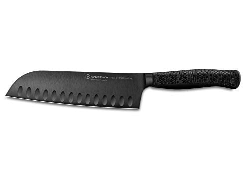 WÜSTHOF Performer Santoku 17 cm, Schwarz,silber