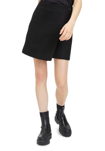 Tamaris Damen BARUMINI Mini Skirt, Black Beauty, 34 im Sale