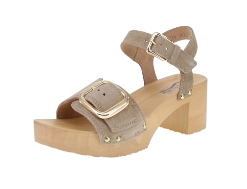 Softclox S3620 Harriet Kaschmir - Damen Schuhe Sandaletten - 03-Taupe, im Sale