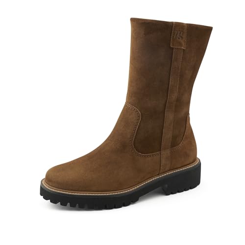 Paul Green Damen Stiefel mit Warmfutter, Frauen Winterstiefel,Warm gefüttert,uebergangsschuhe,Winterboots,Boots,Mittelbraun (Toffee),39 EU / 6 UK im Sale