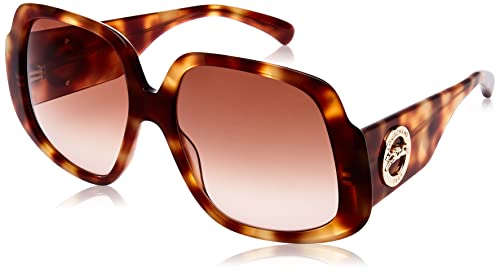 LONGCHAMP Damen LO709S Sonnenbrille, LIGHT HAVANA, 59