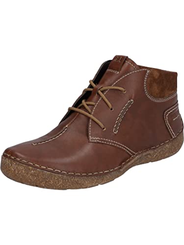 Josef Seibel Damen Schnürstiefeletten Fergey 65,Weite G (Normal),Wechselfußbett,halbstiefel,Kurzstiefel,Braun (Brandy),40 EU im Sale