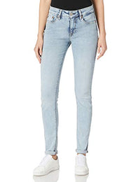 Thumbnail for Herrlicher Damen Super G Slim Reused Denim Jeans, Blue Ashes 633, W27/L30 im Sale