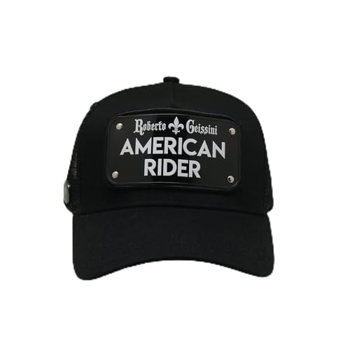 Roberto Geissini Cap American Rider - Black im Sale