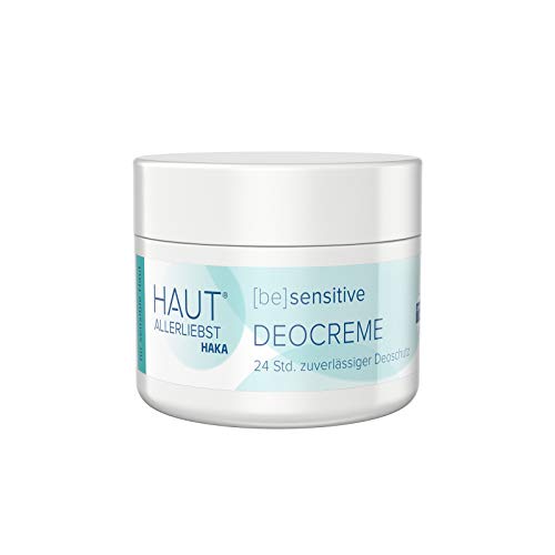 HAKA Deocreme 30g I Deodorant ohne Aluminium und ohne Alkohol I 24h Zuverlässiger Deoschutz ohne Parfum I Mit Kokosöl, Sheabutter, Avocadöl, Olivenöl