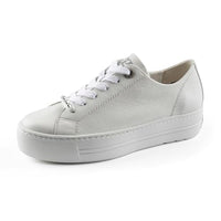 Thumbnail for Paul Green Damen Pauls, Frauen Low-Top Sneaker,Plateausohle,Halbschuhe,straßenschuhe,Strassenschuhe,Sportschuhe,Turnschuhe,Weiß (White),39 EU / 6 UK im Sale