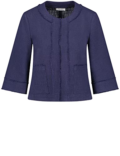 GERRY WEBER Damen 130040-31285 Blazer, Blueberry, 36 im Sale