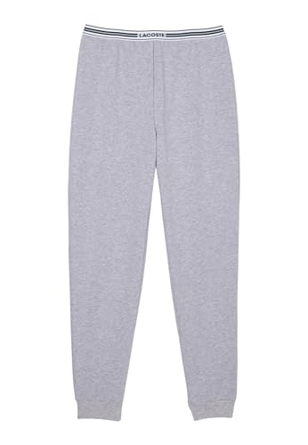 Lacoste Damen Pyjamahose 3F1506, Frauen Pyjama-Unterteil,Schlafanzughose,Jogginghose,Sweatpants,Loungewear,Grau,3 im Sale