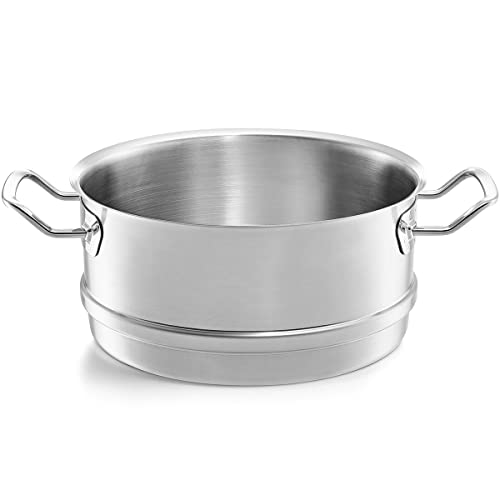 Fissler Original-Profi Collection / Edelstahl-Dämpfeinsatz (Ø 24 cm) Topf-Dampfeinsatz, Induktions-Dampfgarer gelocht - Induktion, Silber, 9.5 Inch im Sale