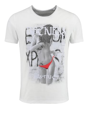 KEY LARGO Men T-Shirt MT Reckless Round im Sale