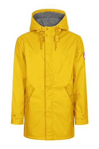 derbe Regenjacke Trekholm Herren Dunkelblau  | Regenmantel | Gefüttert | Männer | Friesennerz | Hamburg | Warm im Sale