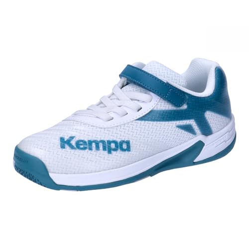 Kempa Wing 2.0 Junior Sport-Schuhe, weiß/deep blau, 34 EU im Sale