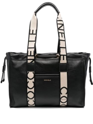 Coccinelle 2day Signature - Shopper 35 cm noir im Sale