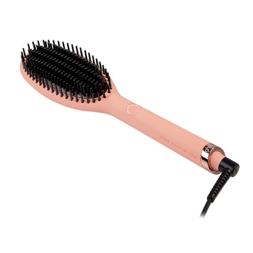 ghd glide Pink Peach Hot Brush, Glättbürste mit Keramikheiztechnologie und Ionisator im Sale