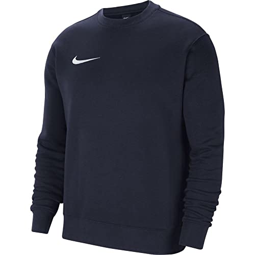 Nike CW6904 Y NK FLC PARK20 CREW Sweatshirt boys obsidian/white, (158-170cm) im Sale