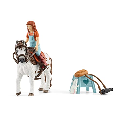 schleich 42518 HORSE CLUB Mia & Spotty, für Kinder ab 5-12 Jahren, HORSE CLUB - Spielset im Sale