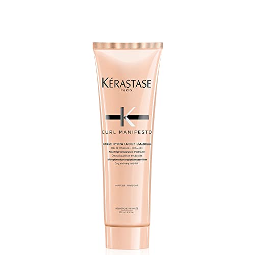 Kérastase Haarspülung für lockiges und krauses Haar, Mit Manuka Honig, Fondant Hydratation Essentielle Conditioner, Curl Manifesto, 250 ml