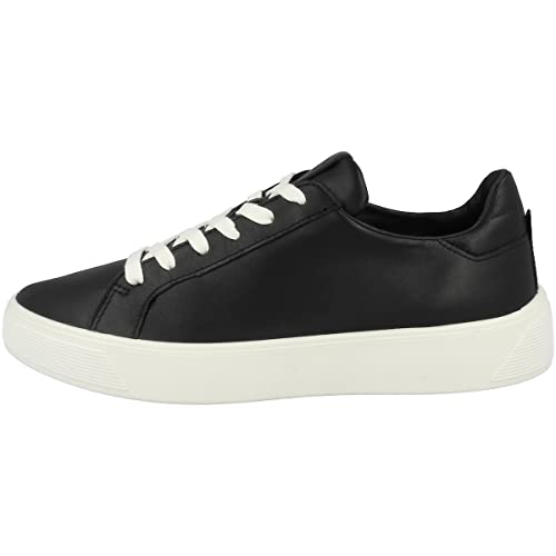 ECCO Damen Street Tray Sneaker niedrige Turnschuhe, Black, 41 EU im Sale