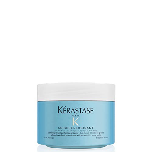 Kérastase Reinigendes Waschpeeling, Kopfhautpeeling für fettiges Haar und fettige Kopfhaut, Fusio Scrub, 325g