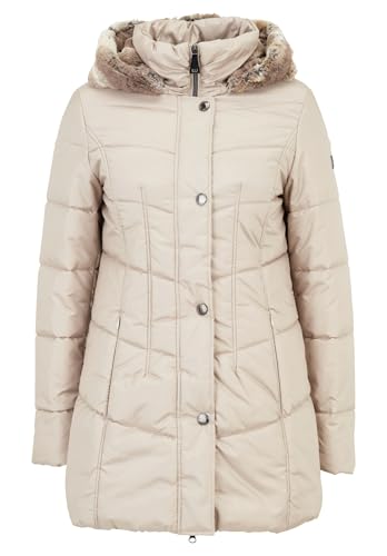 Betty Barclay Damen Outdoorjacke mit Kapuze Silver Cloud,40 im Sale