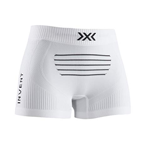 X-Bionic Damen Invent Boxer Shorts, Arctic White/Dolomite Grey, XL im Sale