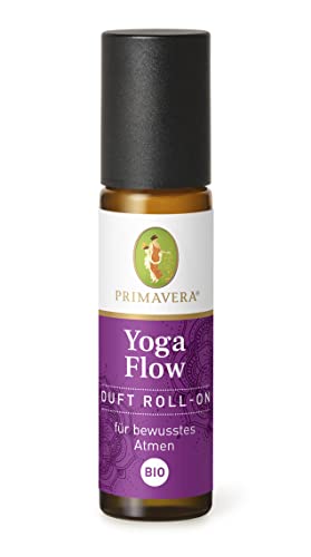 PRIMAVERA Duft Roll-On Yoga Flow bio 10 ml - Myrte, Grapefruit und Sandelholz - Aromaöl, Duftöl, Aromatherapie für unterwegs - befreiend - vegan im Sale