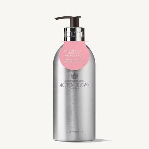 MOLTON Brown Delicious Rhubarb & Rose Bade- und Duschgel Unendliche Flasche 400 ml im Sale