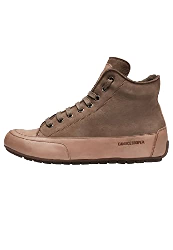 Candice Cooper Knöchelhohe Sneakers aus Veloursleder, grau-beige 38 im Sale