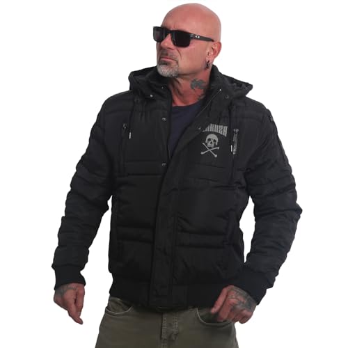 Yakuza Herren Jolly Force Winterjacke, Schwarz, im Sale