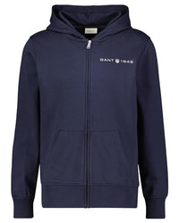 Thumbnail for GANT Herren Printed Graphic Full Zip Hoodie Kapuzenpullover, Evening Blue,  EU im Sale