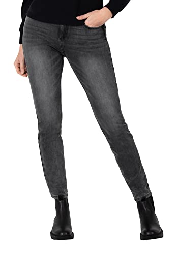 Timezone Damen Tight Aleenatz Womenshape Jeans, Vulcano Grey Wash, 32W / 32L EU im Sale