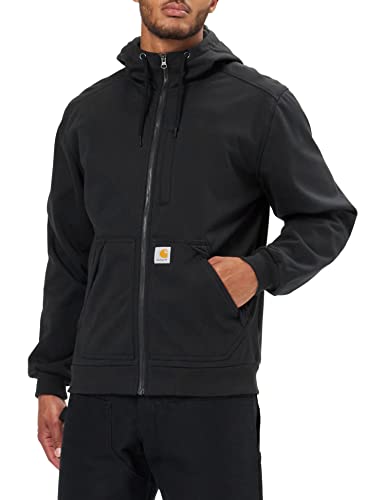 Carhartt Herren Wind Fighter mittelschweres Full-Zip Sweatshirt, Schwarz, im Sale