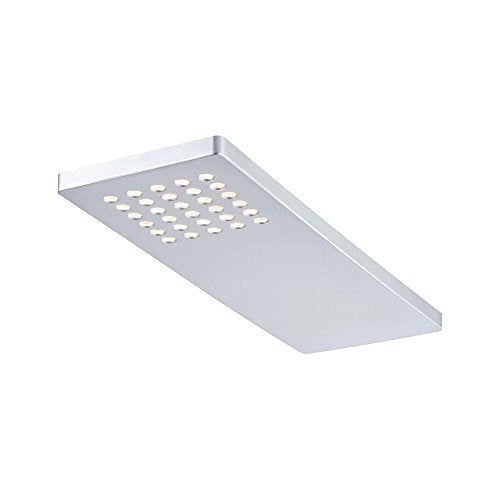 Paulmann 93563 LED Unterschrankleuchte Pattern Unterbauleuchte LED Chrom matt 3er Komplettset 3x22W 230/12V 12VA Kunststoff inkl. Leuchtmittel