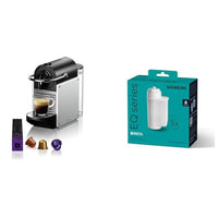 Thumbnail for Nespresso De'Longhi EN 124.S Pixie Silber Kaffeekapselmaschine & Siemens BRITA Intenza Wasserfilter TZ70033A,verringert den Kalkgehalt des Wassers