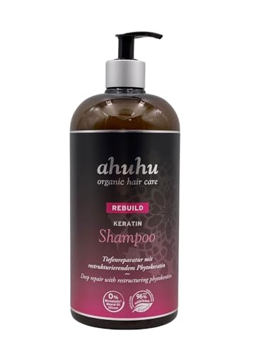 ahuhu oraganic hair care KERATIN Rebuild Shampoo 1Liter